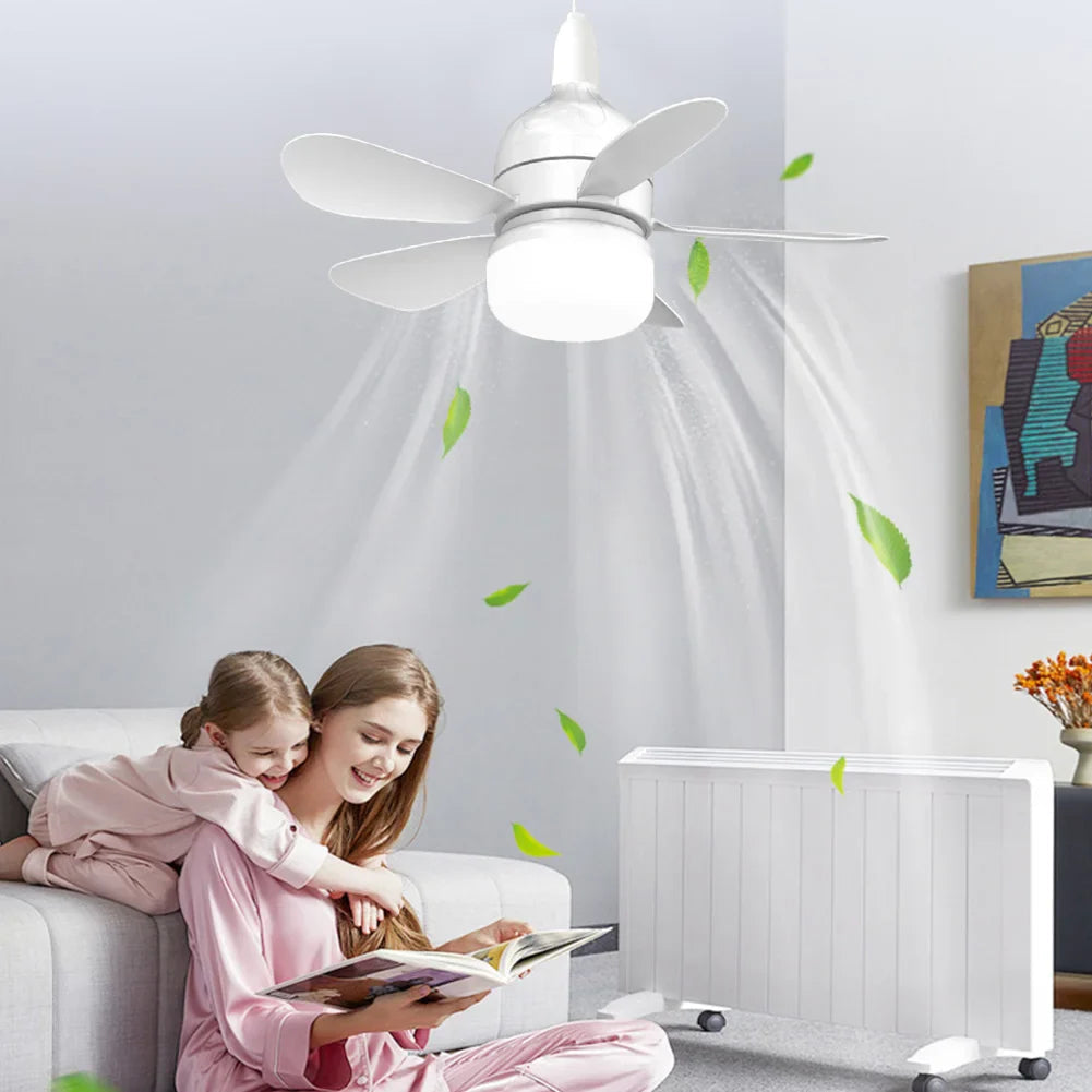 Smart LED Ceiling Fan With Modern Flush Mount And Custom Lighting