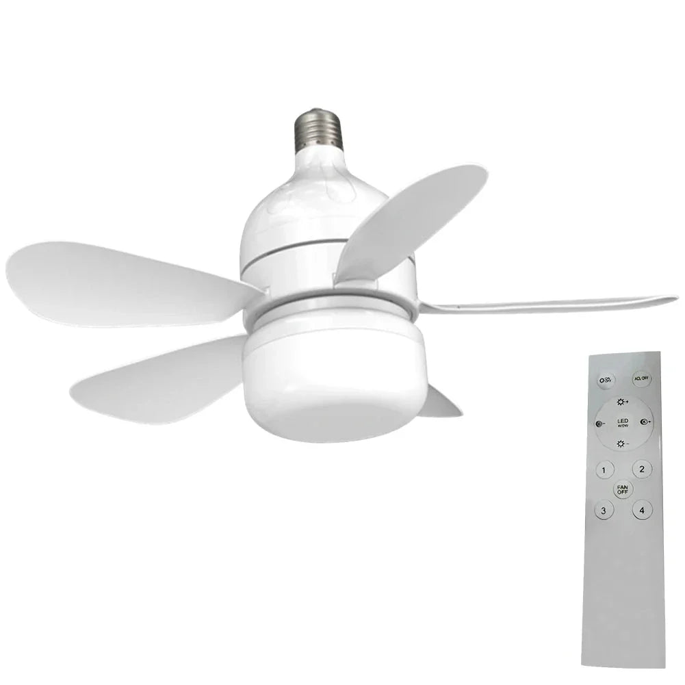 Smart LED Ceiling Fan With Modern Flush Mount And Custom Lighting