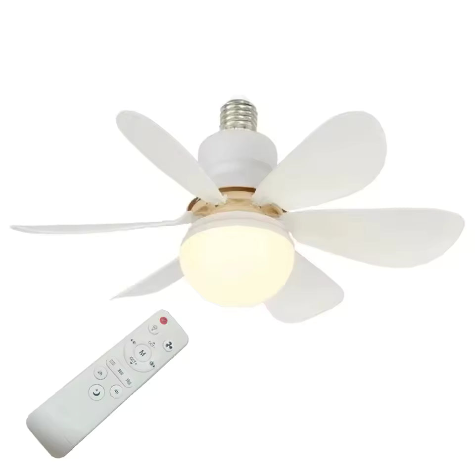 Smart LED Ceiling Fan With Modern Flush Mount And Custom Lighting