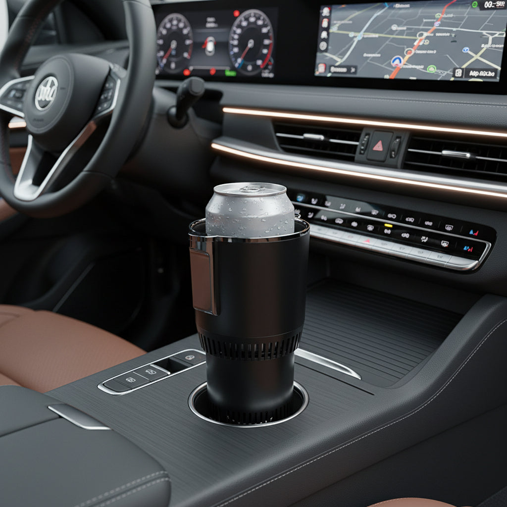 Smart Portable Cup With Dual Temperature Control For On-The-Go Beverages