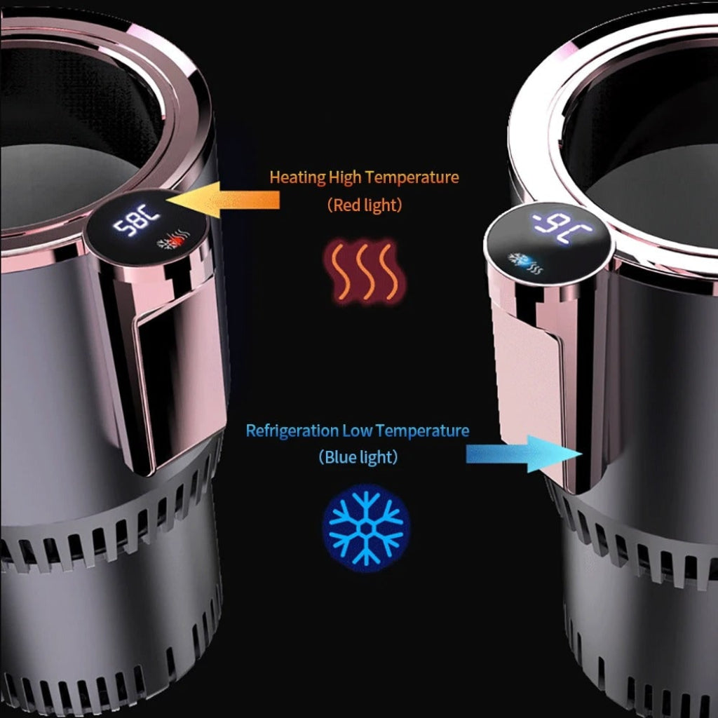 Smart Portable Cup With Dual Temperature Control For On-The-Go Beverages