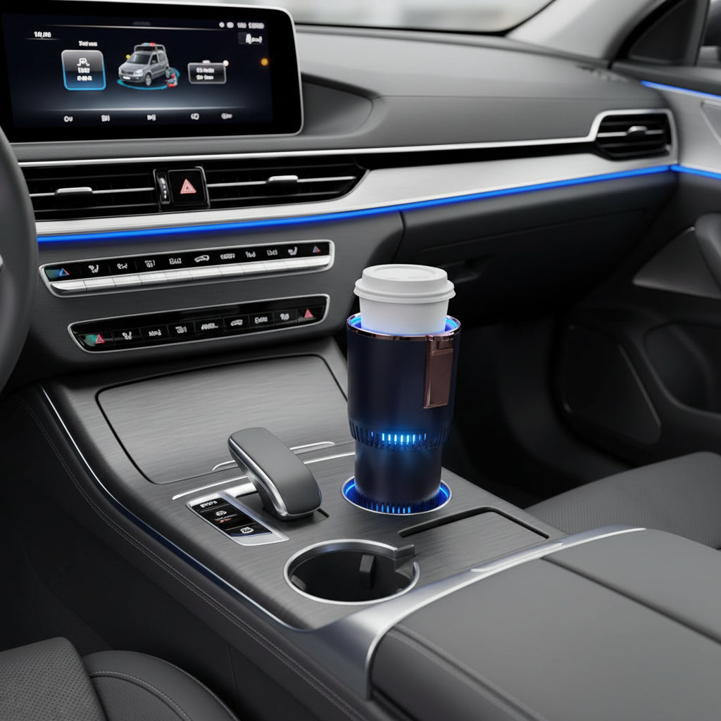 Smart Portable Cup With Dual Temperature Control For On-The-Go Beverages
