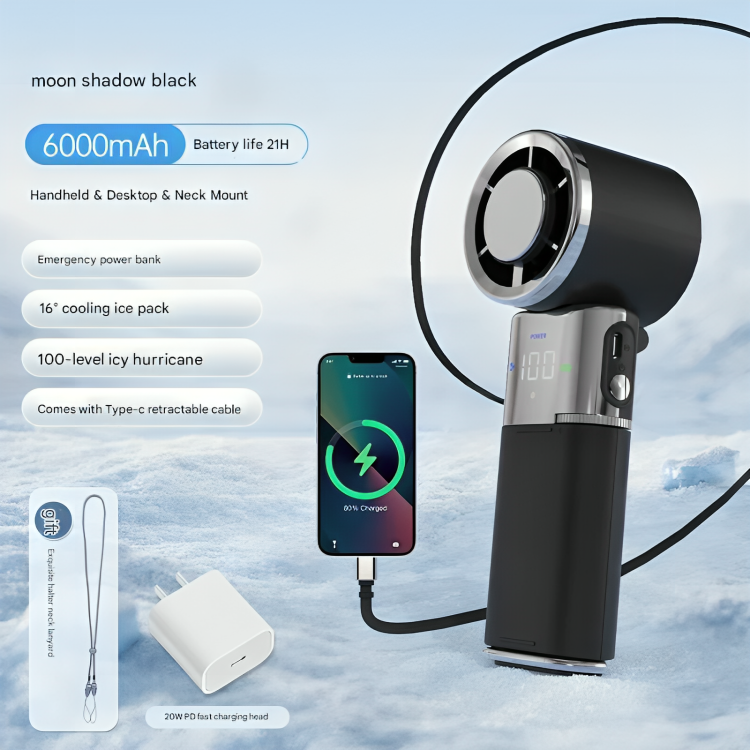 Power Bank Fan From Smart With Adjustable Airflow And Quick Charge