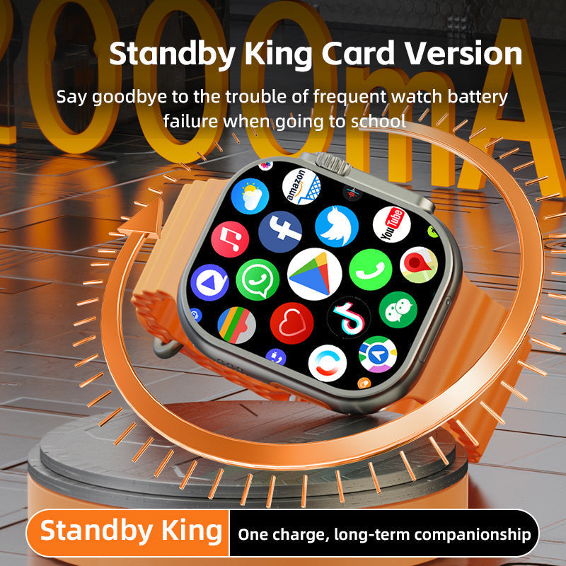 Smart Watch With 4G LTE Touchscreen, Rotating Camera, Long Battery Life
