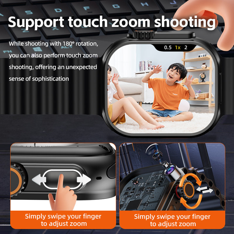 Smart Watch With 4G LTE Touchscreen, Rotating Camera, Long Battery Life