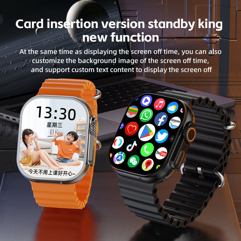 Smart Watch With 4G LTE Touchscreen, Rotating Camera, Long Battery Life