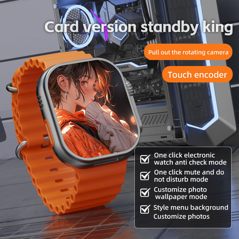 Smart Watch With 4G LTE Touchscreen, Rotating Camera, Long Battery Life