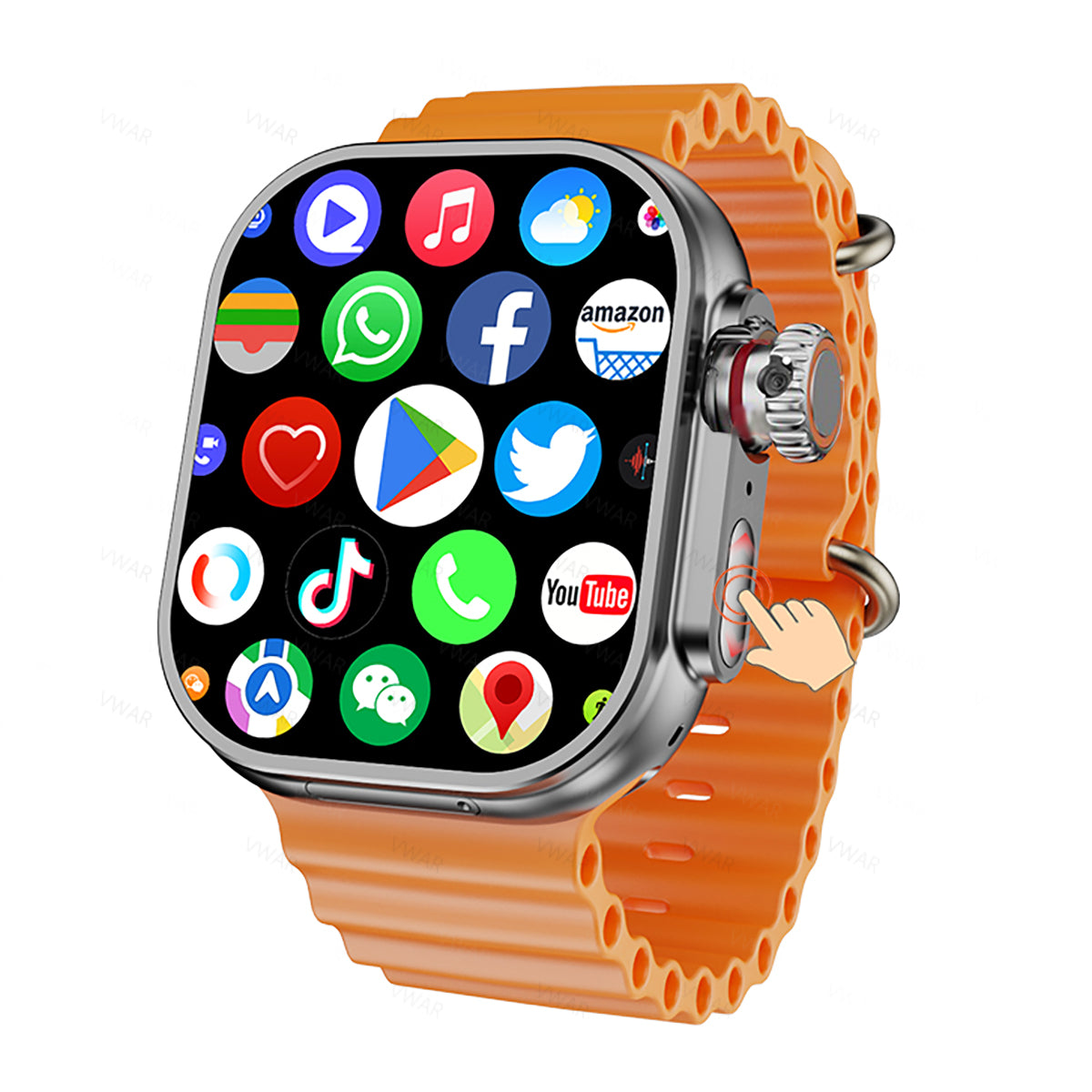 Smart Watch With 4G LTE Touchscreen, Rotating Camera, Long Battery Life