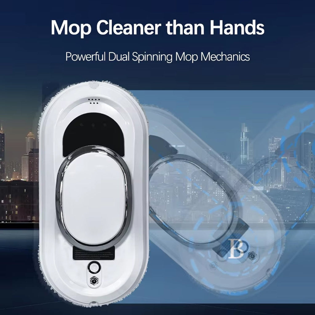 Smart Window Cleaner With AI Power And 5600Pa Suction For Streak Free Clarity