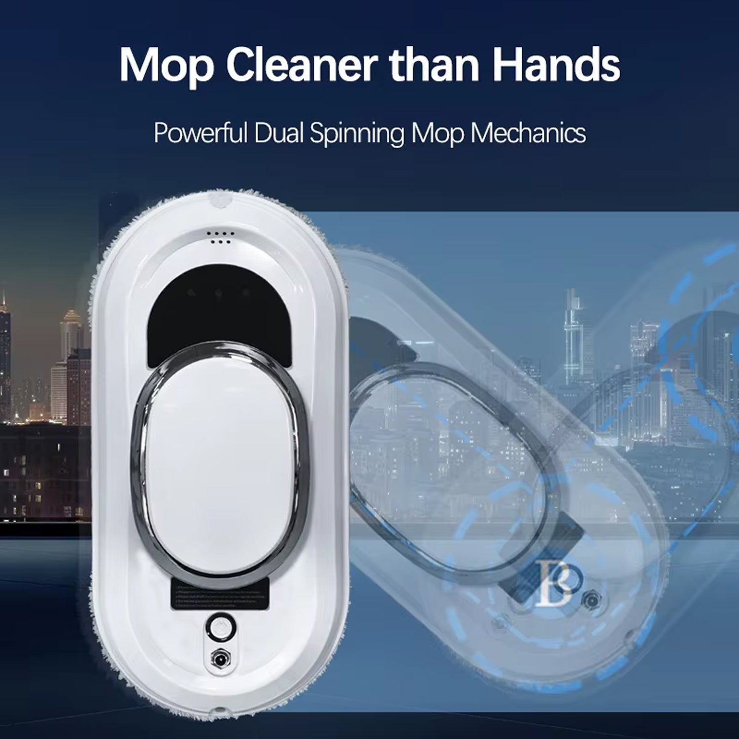 Smart Window Cleaner With AI Power And 5600Pa Suction For Streak Free Clarity