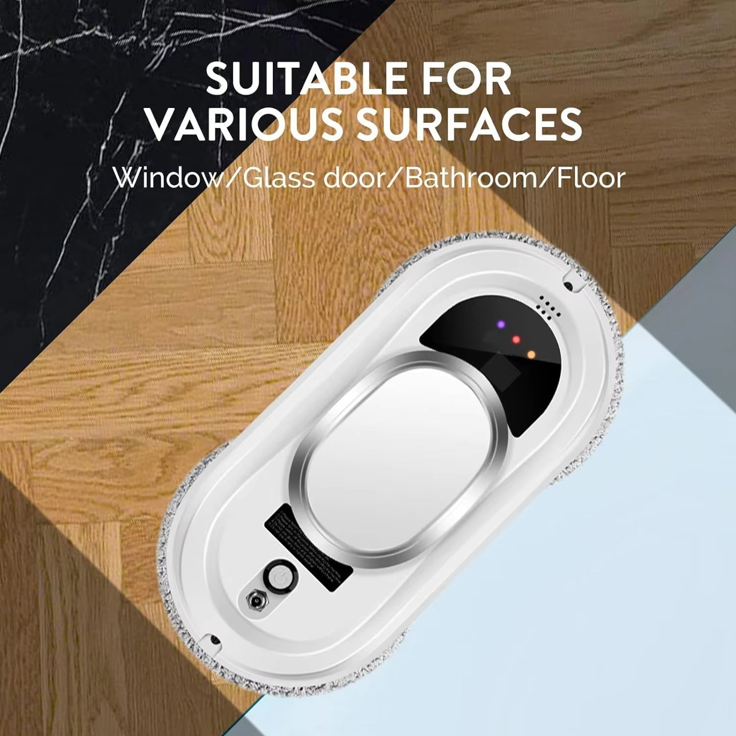 Smart Window Cleaner With AI Power And 5600Pa Suction For Streak Free Clarity