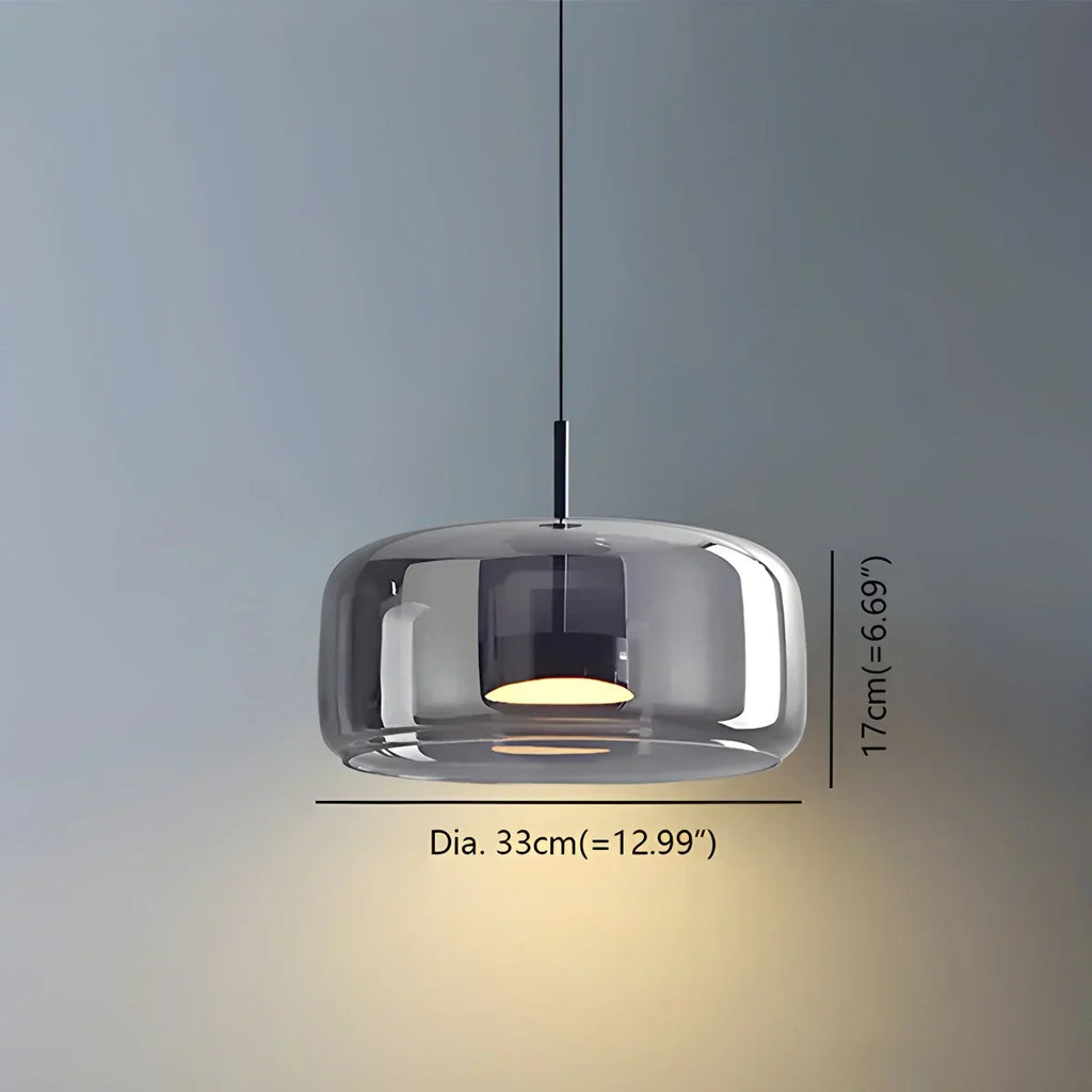 Morden Modern Glass Pendant Fixture For Dining Room