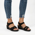 Women's Wedge Sandals -  Casual City Walking - Ormexis