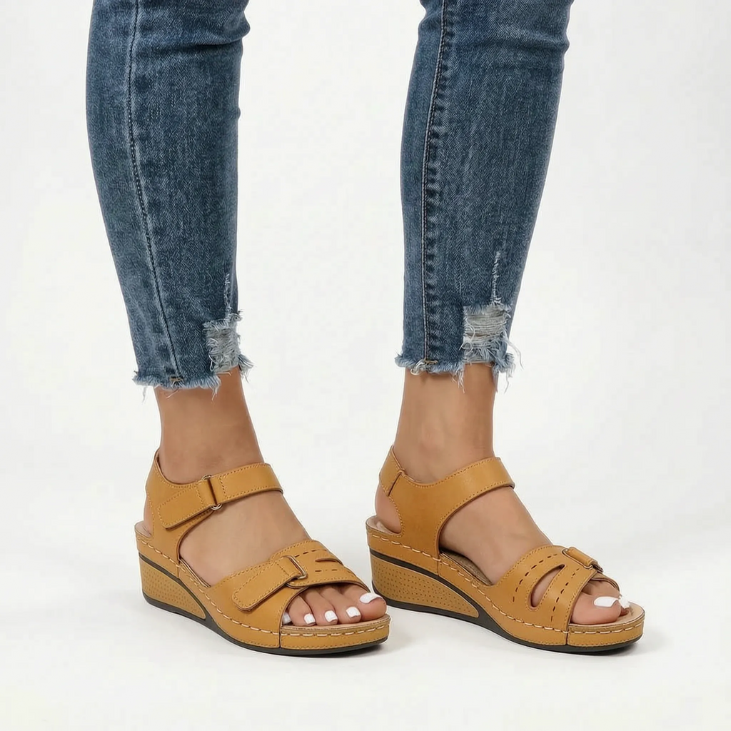 Women's Wedge Sandals -  Casual City Walking - Ormexis