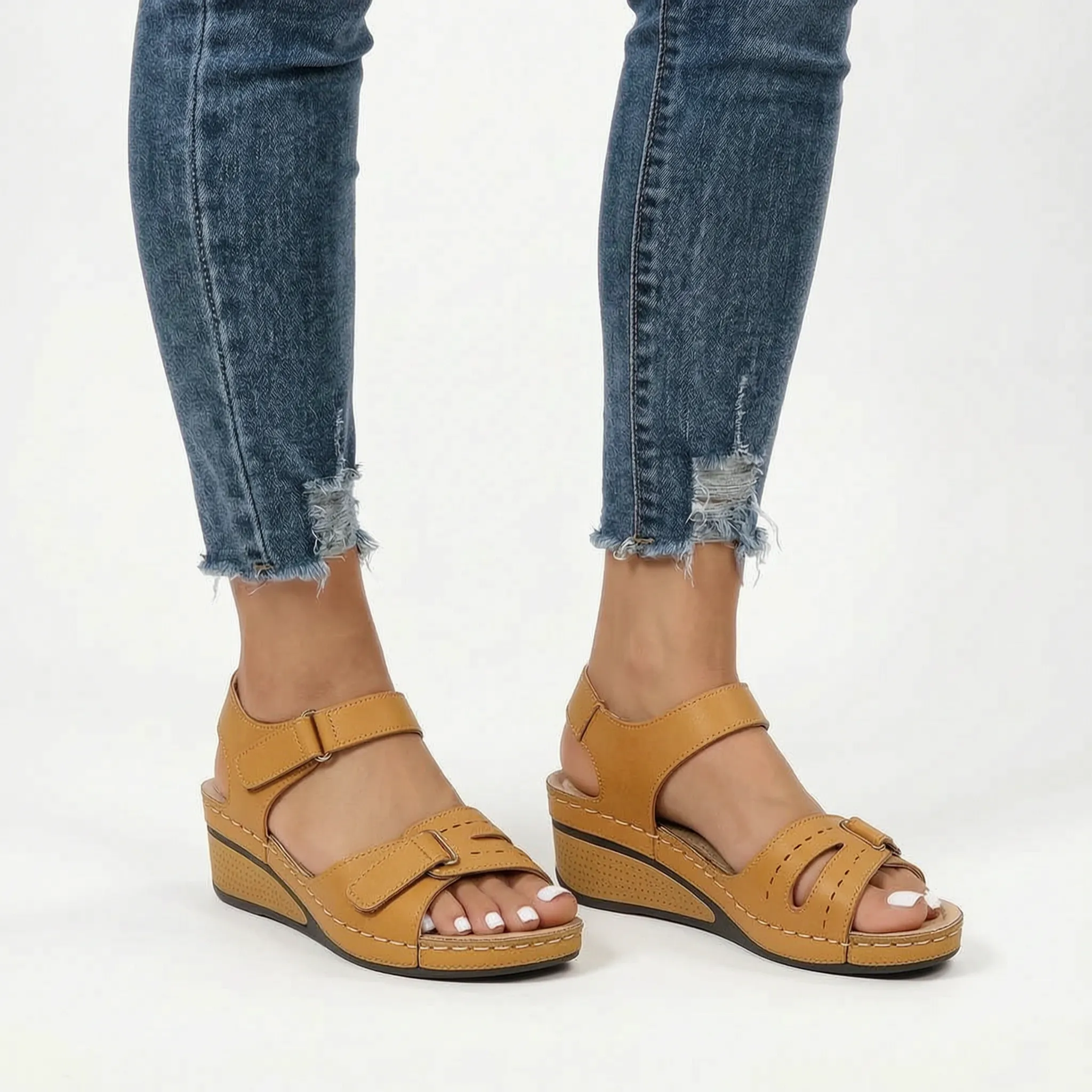 Women's Wedge Sandals -  Casual City Walking - Ormexis