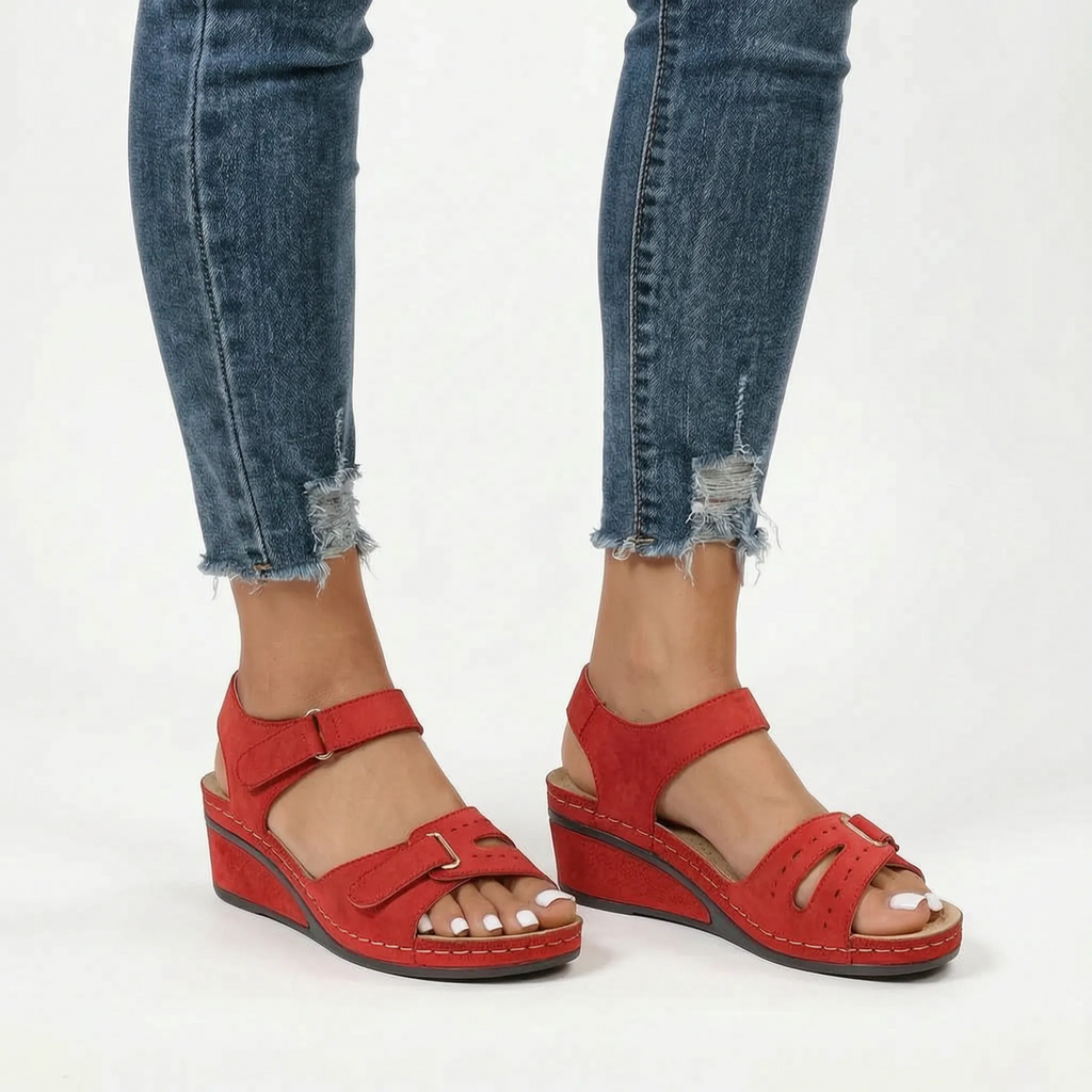 Women's Wedge Sandals -  Casual City Walking - Ormexis