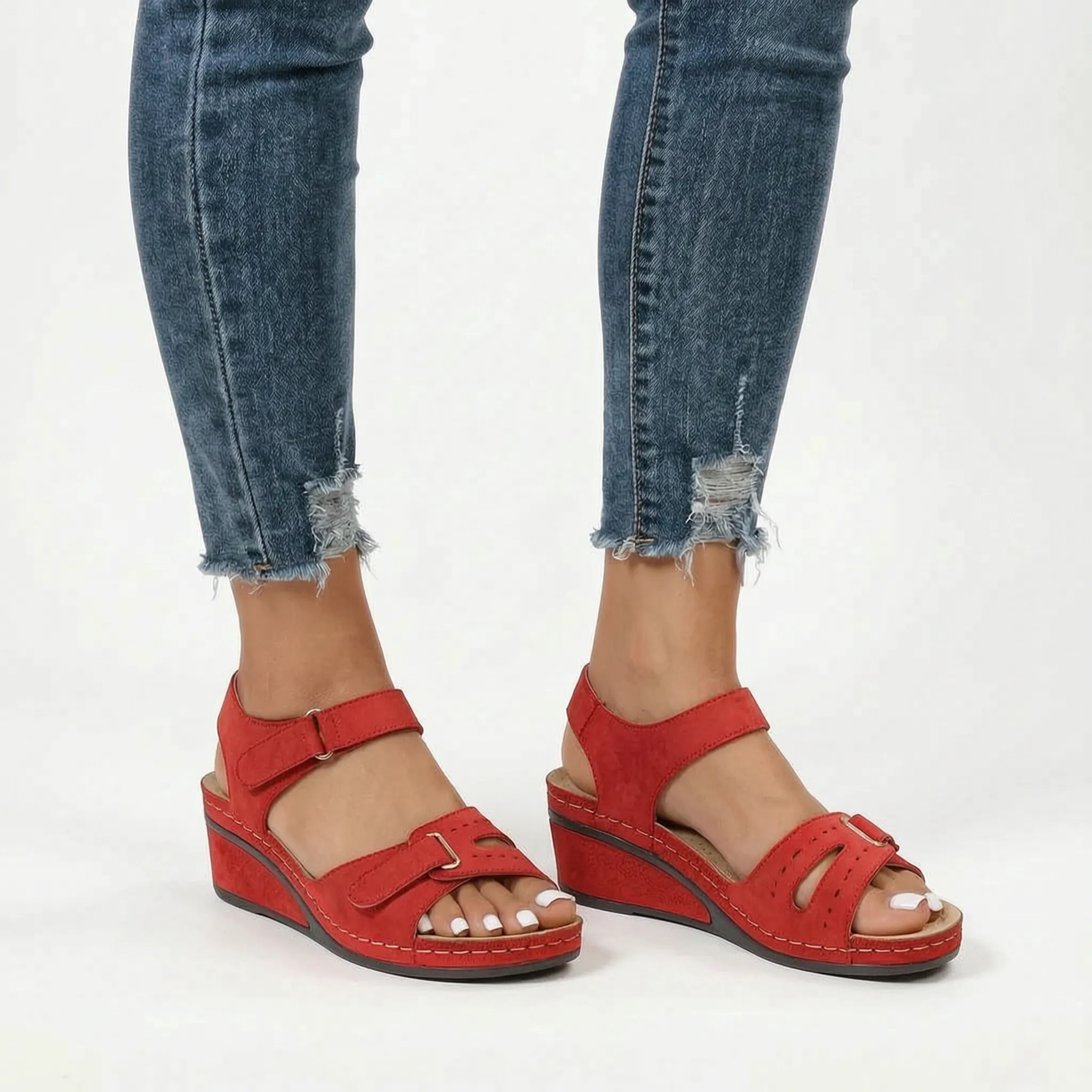 Women's Wedge Sandals -  Casual City Walking - Ormexis