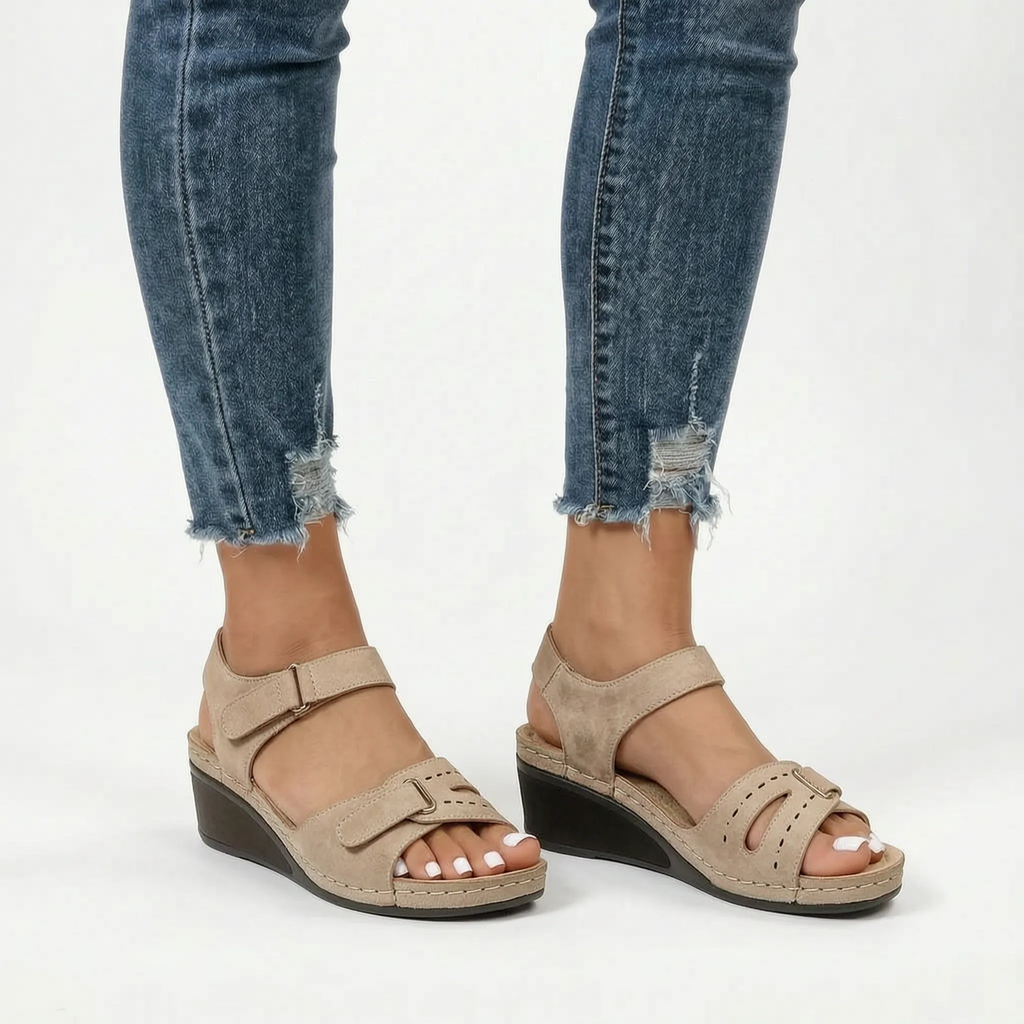 Women's Wedge Sandals -  Casual City Walking - Ormexis