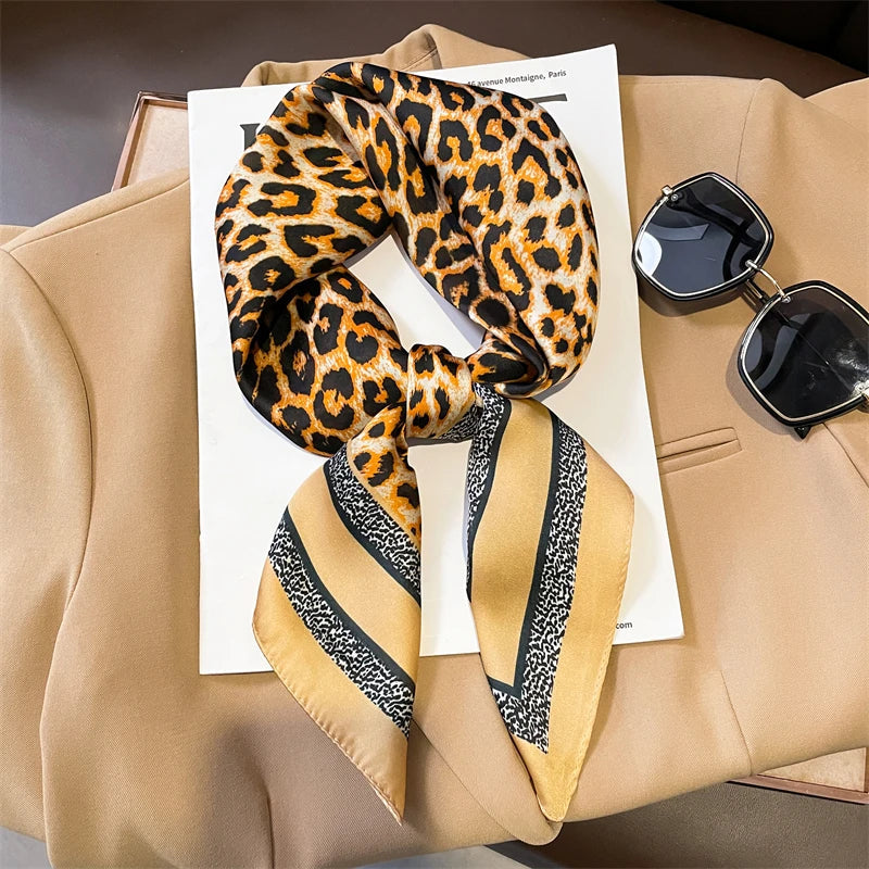 Sophie Silk Charm Scarf Versatile Plaid Accessory For Any Outfit