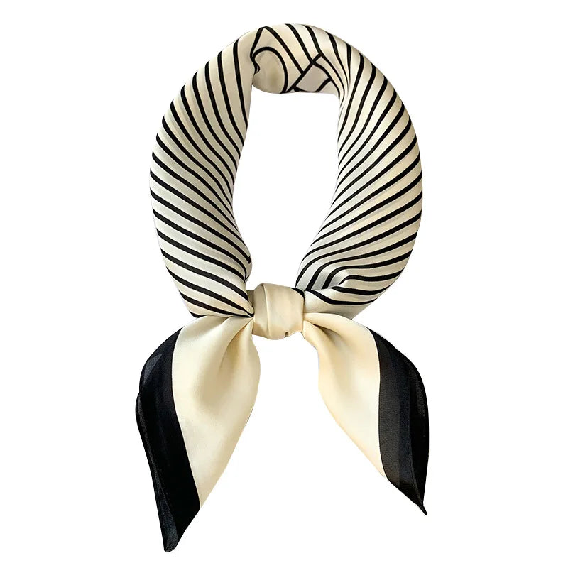 Sophie Silk Charm Scarf Versatile Plaid Accessory For Any Outfit