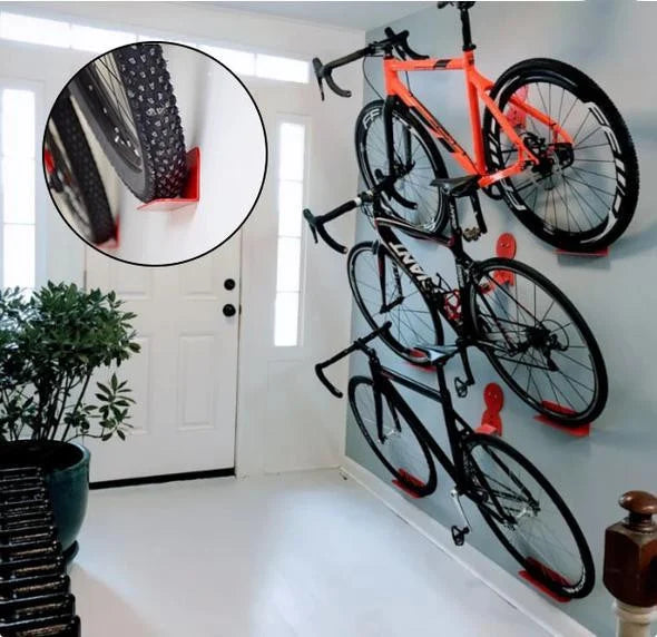 SpaceSaver Wall Mount For Bikes With Durable Steel Construction