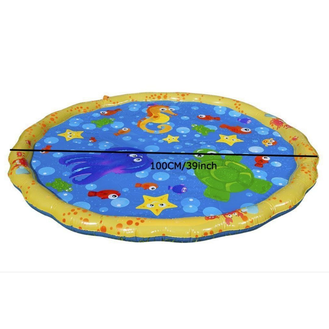 Splash Mat For Kids Backyard Water Play With Easy Setup