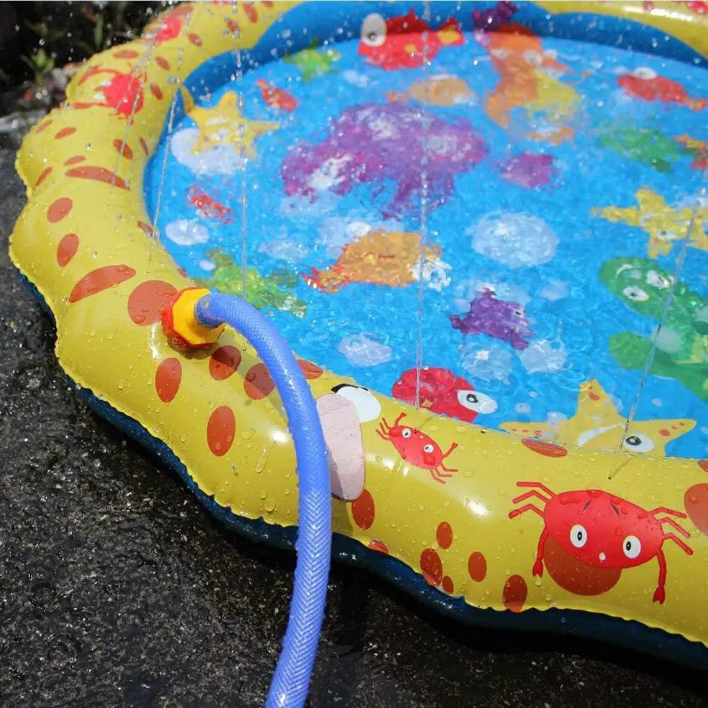 Splash Mat For Kids Backyard Water Play With Easy Setup