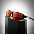 Sport Wraparound Sunglasses With Polarized UV400 Protection For Outdoor Activities