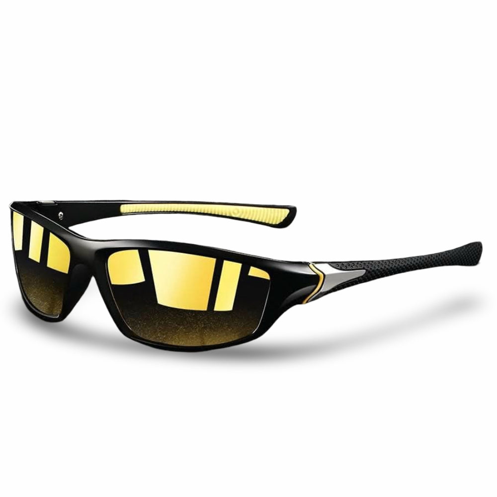 Sport Wraparound Sunglasses With Polarized UV400 Protection For Outdoor Activities