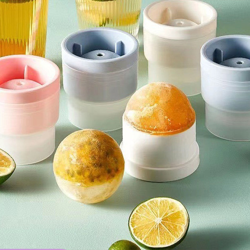 Ice Ball Mold Stackable Silicone For Hockey Drinks