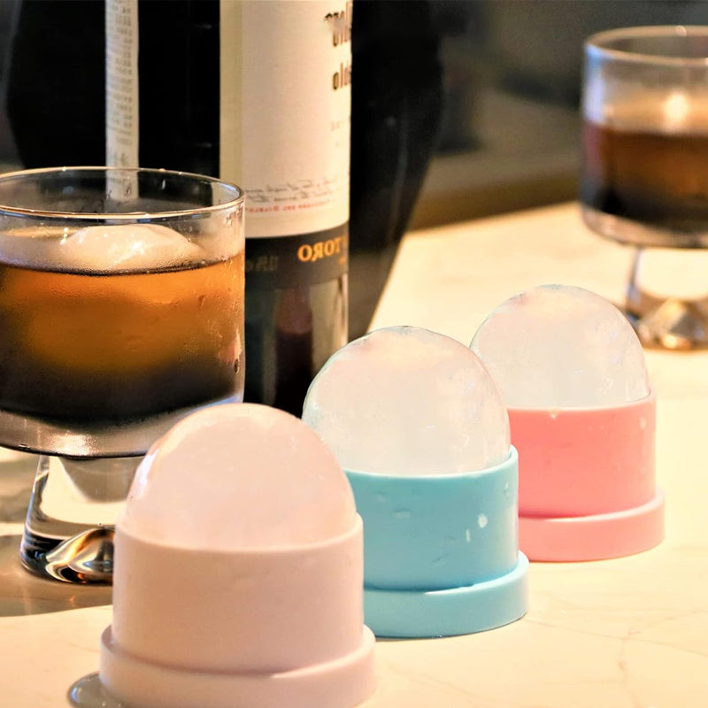Ice Ball Mold Stackable Silicone For Hockey Drinks