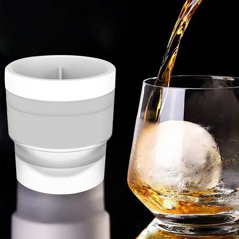 Ice Ball Mold Stackable Silicone For Hockey Drinks