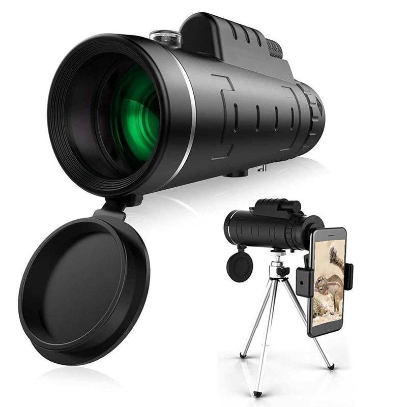 Starscope HD Monocular With 10X Magnification And Smartphone Holder For Clear Views