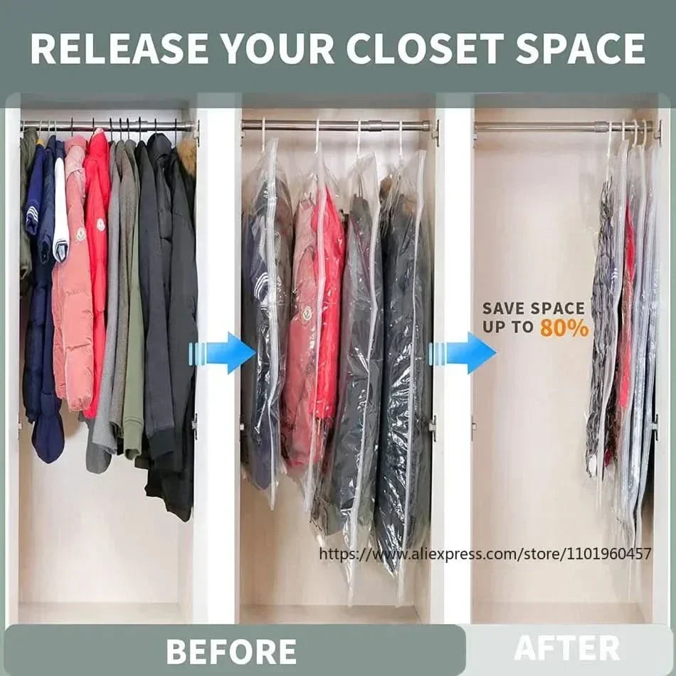 Storage Solutions Organizers With Vacuum Bags For Garments Dustproof Design
