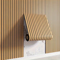 Wood Texture 3D Wall Panels With Self-Adhesive Design