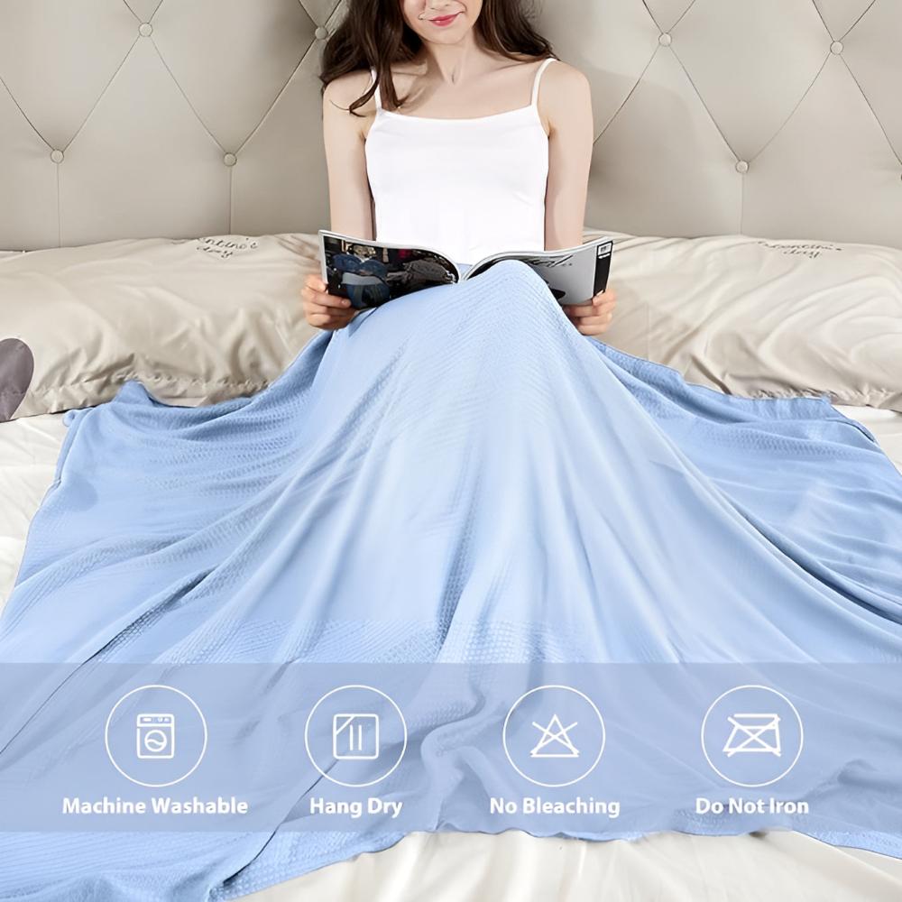 Summer Breeze Bamboo Fabric Cooling Blanket For Hot Sleepers