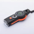 Survival Essentials 7-In-1 Outdoor Tool With Whistle And LED Light