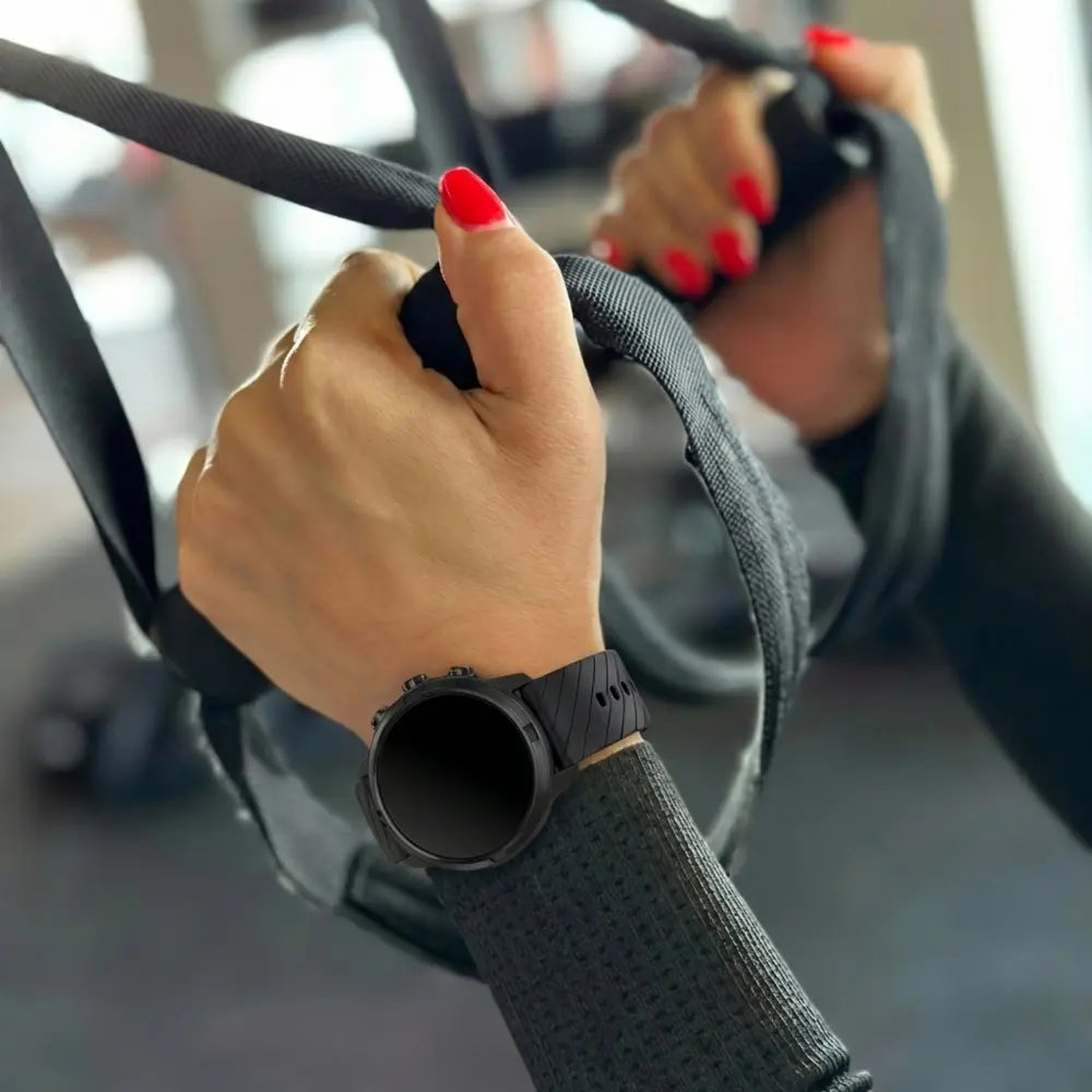 Suunto 9 Baro Black Silicone Band for Smart Watches