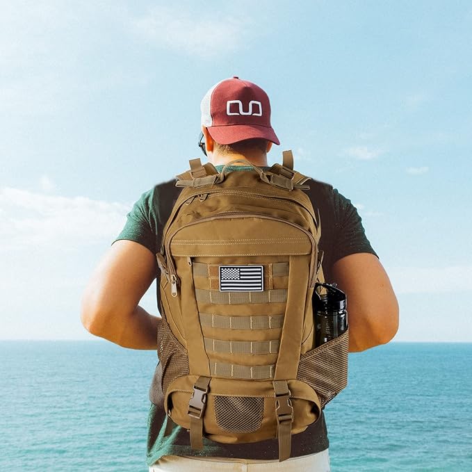 Tactical Backpack For Outdoor Adventures With Heavy Duty Storage And Weather Resistant