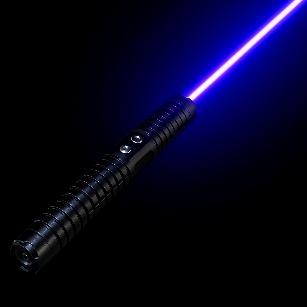 Tactical Laser Torch Bright Blue Beam Flashlight With Adjustable Focus For Outdoor Survival
