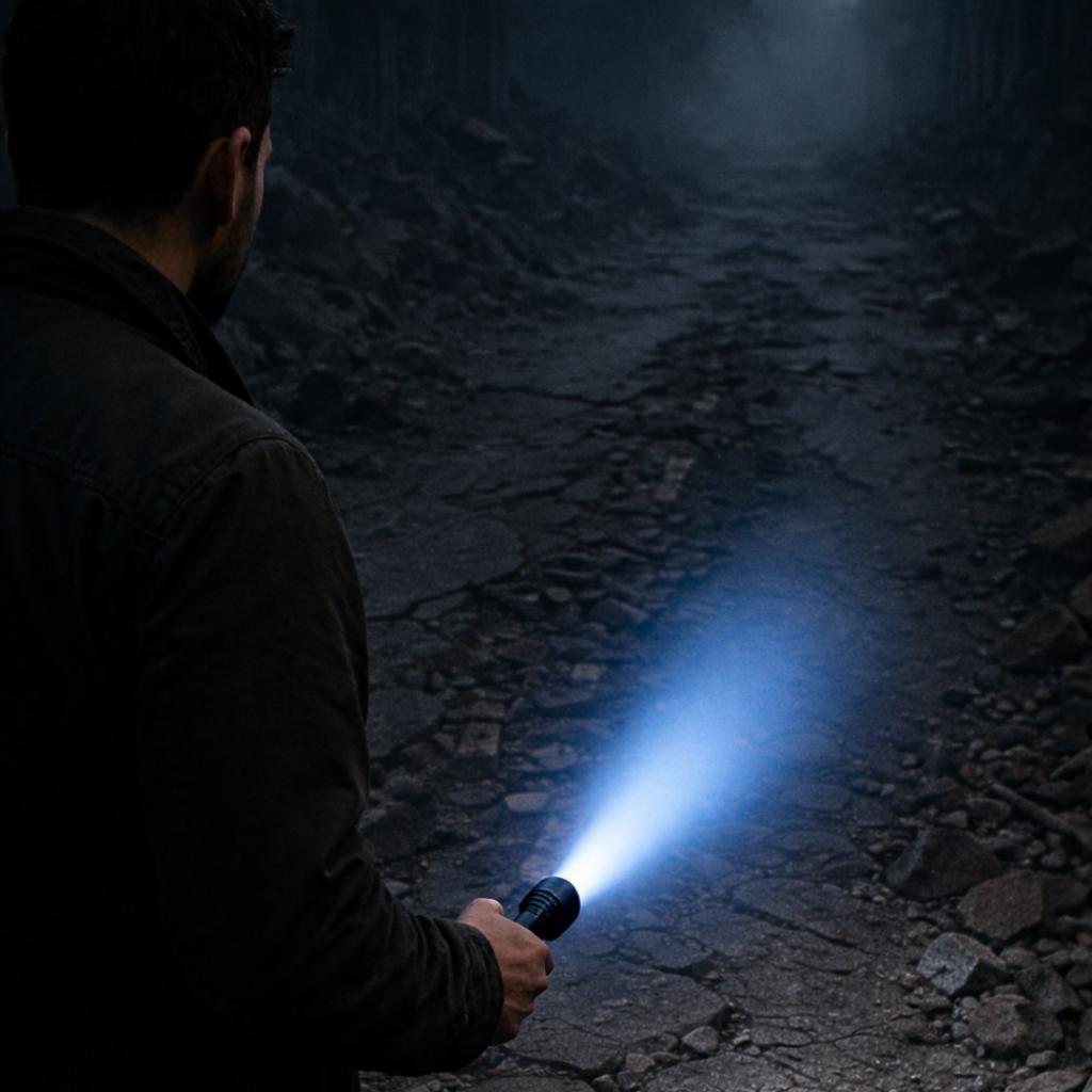 Tactical Torch Powerful Flashlight With Waterproof Design For Outdoor Emergencies
