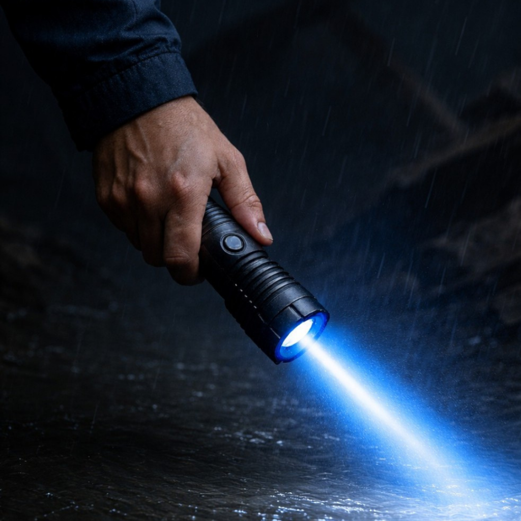Tactical Torch Powerful Flashlight With Waterproof Design For Outdoor Emergencies