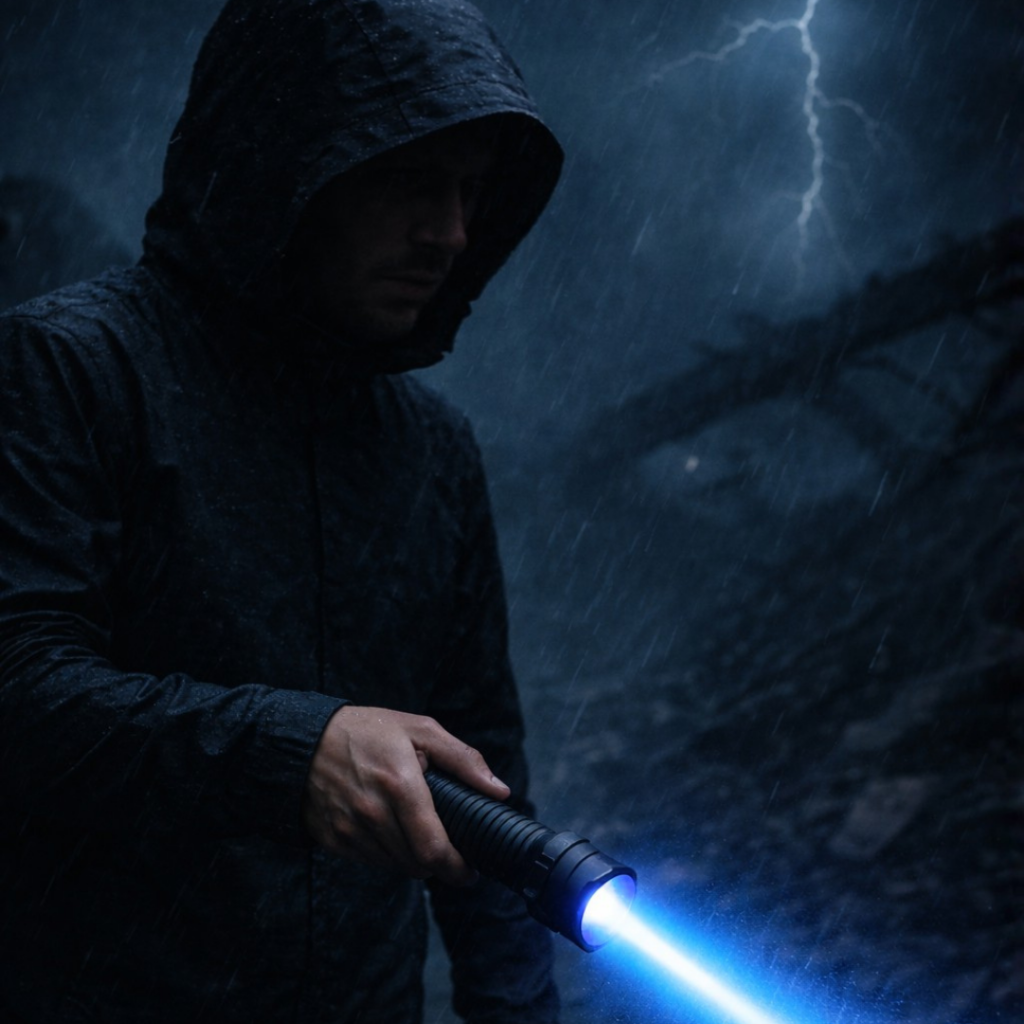 Tactical Torch Powerful Flashlight With Waterproof Design For Outdoor Emergencies