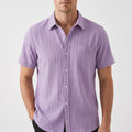Textured Short Sleeve Shirt -  Smart Casual Dressing - Ormexis