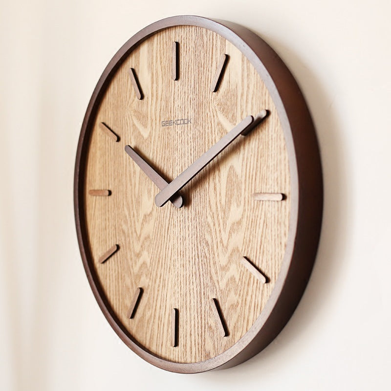 Timeless Elegance Contemporary Wall Clock With Quartz Movement