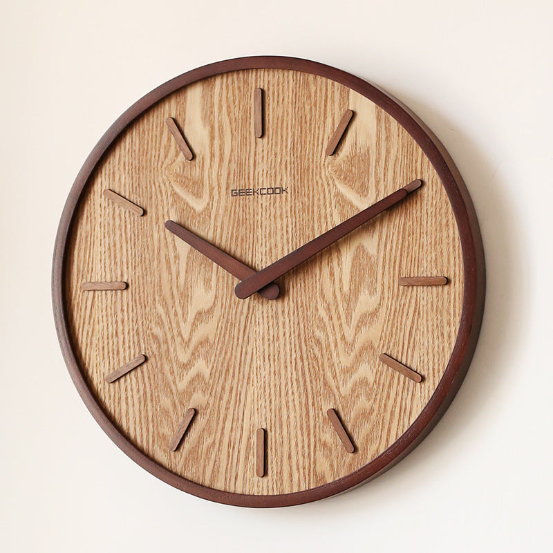 Timeless Elegance Contemporary Wall Clock With Quartz Movement