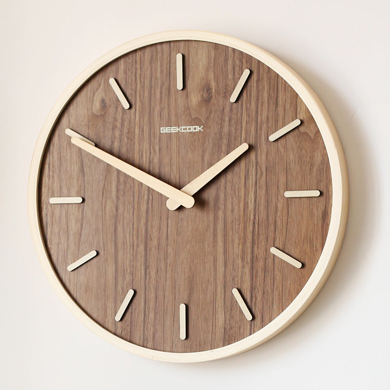 Timeless Elegance Contemporary Wall Clock With Quartz Movement