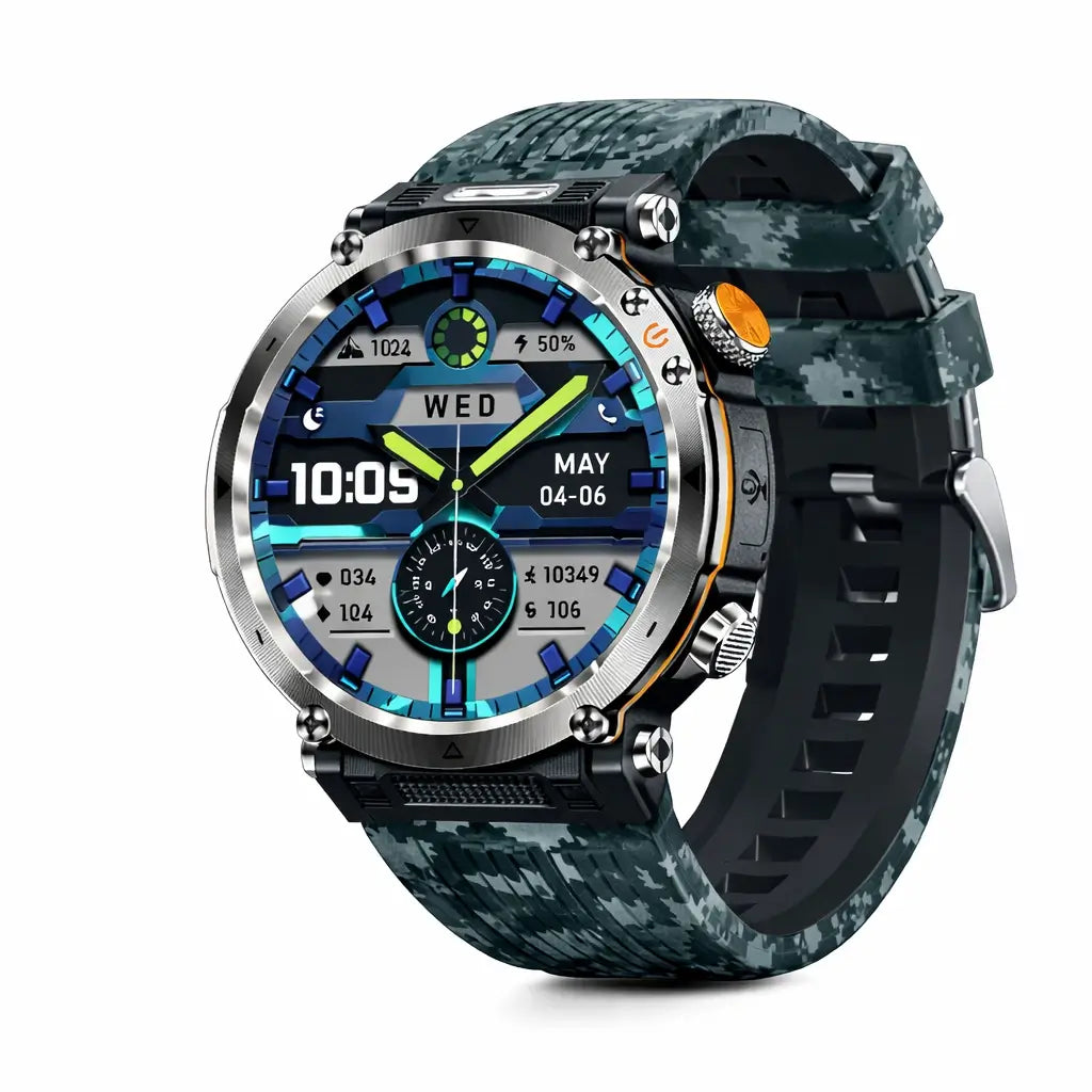TitanCore Series Rugged GPS Smartwatch With Health Monitoring For Outdoor Adventures
