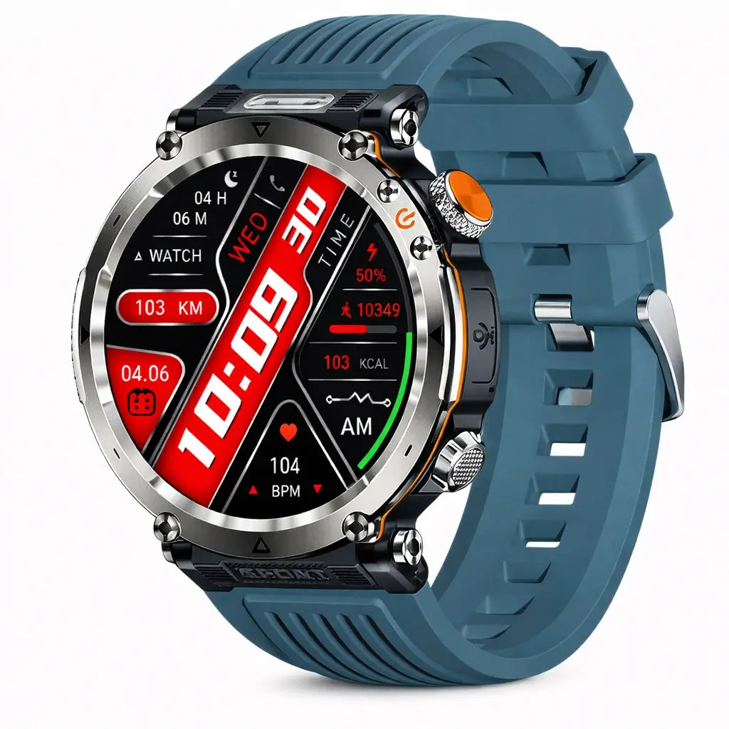 TitanCore Series Rugged GPS Smartwatch With Health Monitoring For Outdoor Adventures