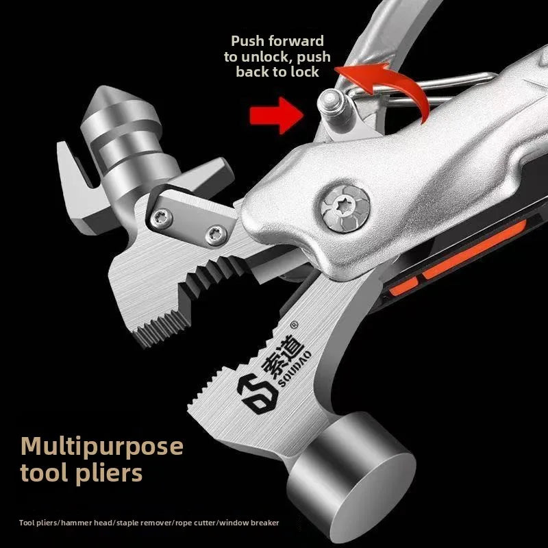 Titan Strike Hammer Kit Ten In One Survival Tool For Outdoors